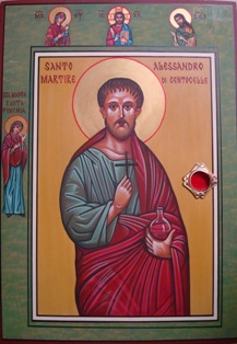 Vita e icona di Sant'Alessandro di Centocelle
